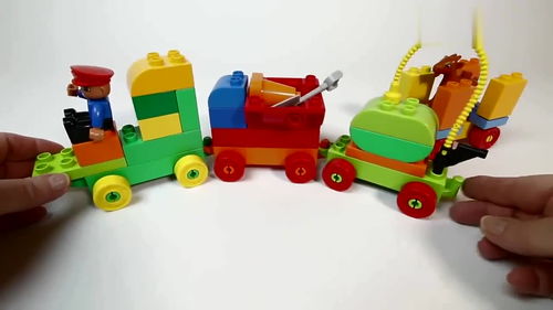 益智玩具 乐高积木拼装搭建小火车